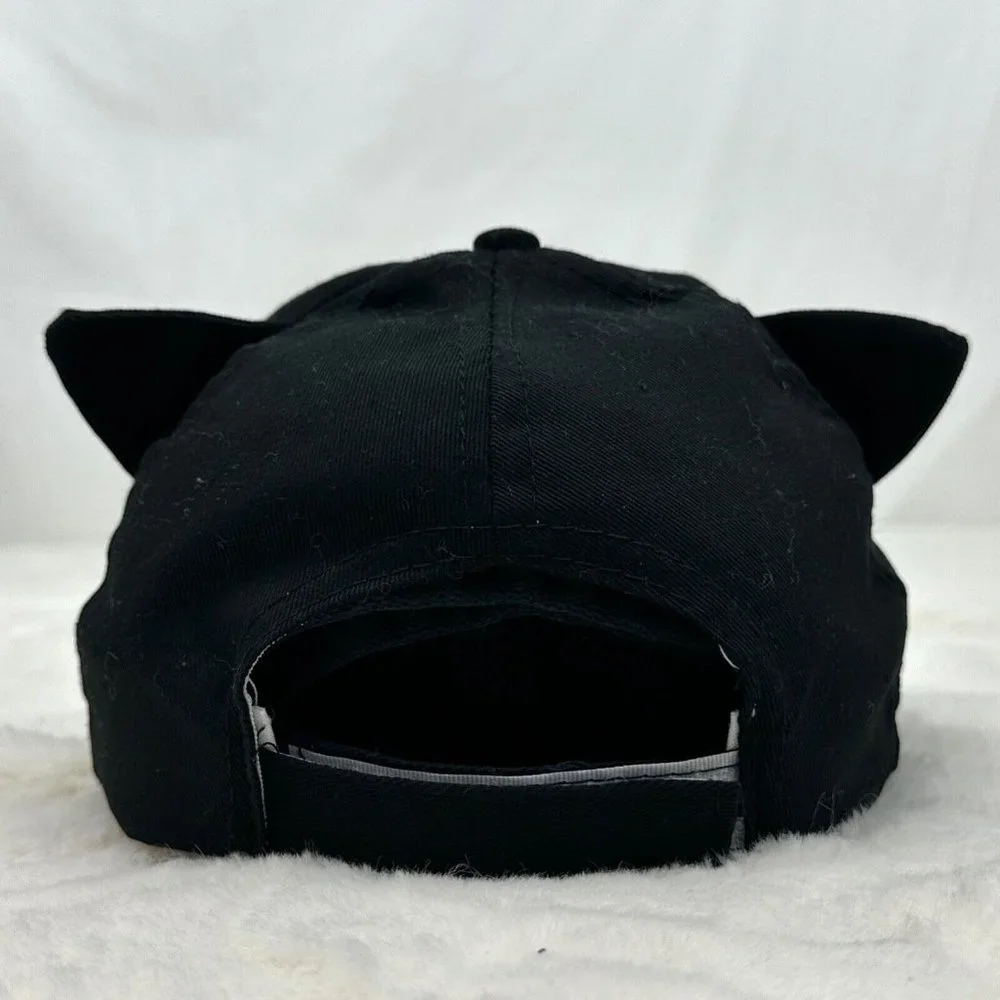 Black Cat Kids Size Adjustable Cap Hat 100% Cotton Oriental Trading Co.